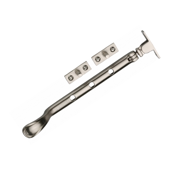 V990 8-SN • 203mm • Satin Nickel • Heritage Brass Victorian Casement Stay